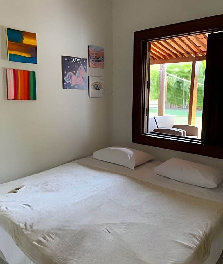 Paraíso de 7 quartos, 6 suítes, piscina, no Pontal